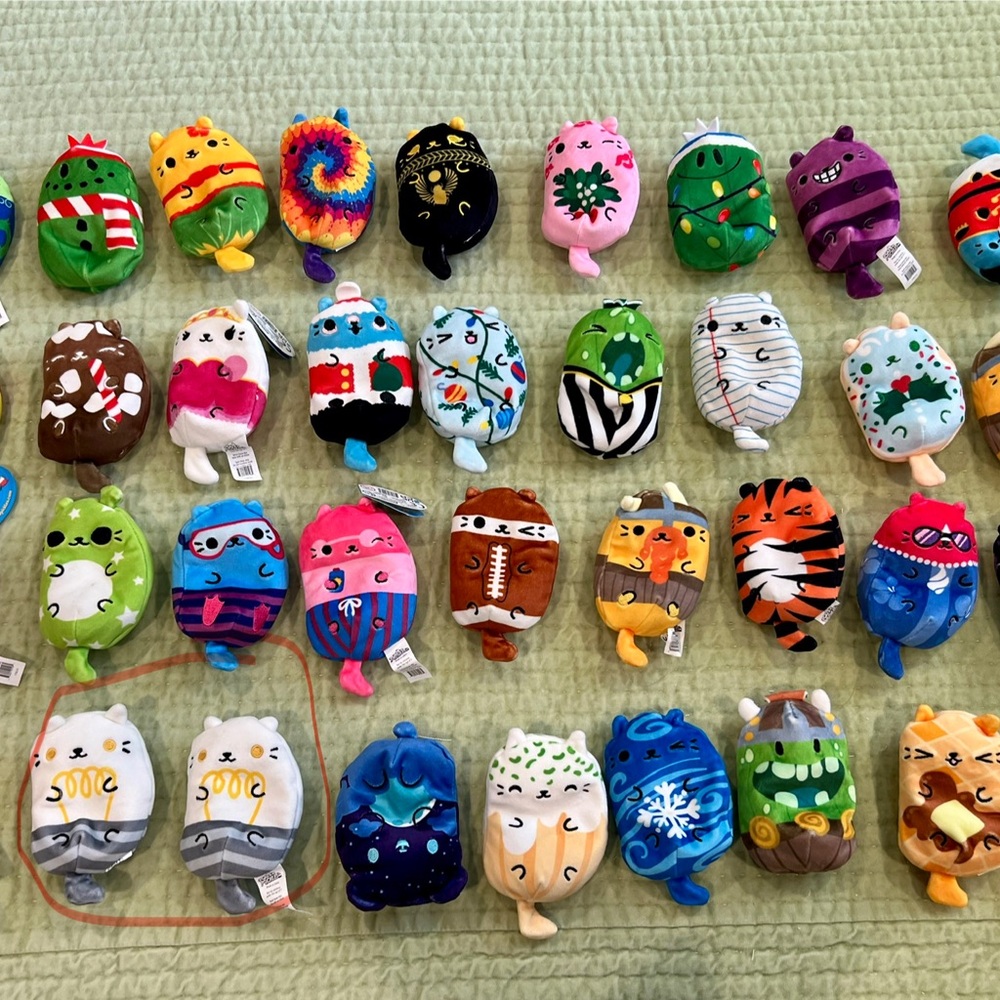 Colorful Animal Plush Toy Collection